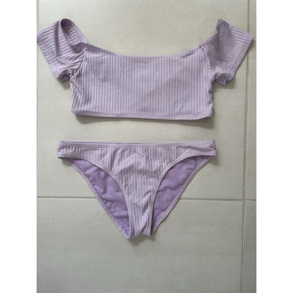 Cabana Del Sol Swim Bikini Set Swimsuit Ribbed Swimwear - Picture 1 of 9